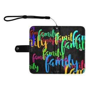 FAMILY LEATHER PHONE WALLET